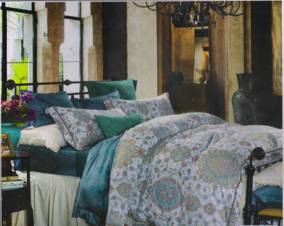 48% OFF on Valtellina Cotton Graphic King Bedsheet