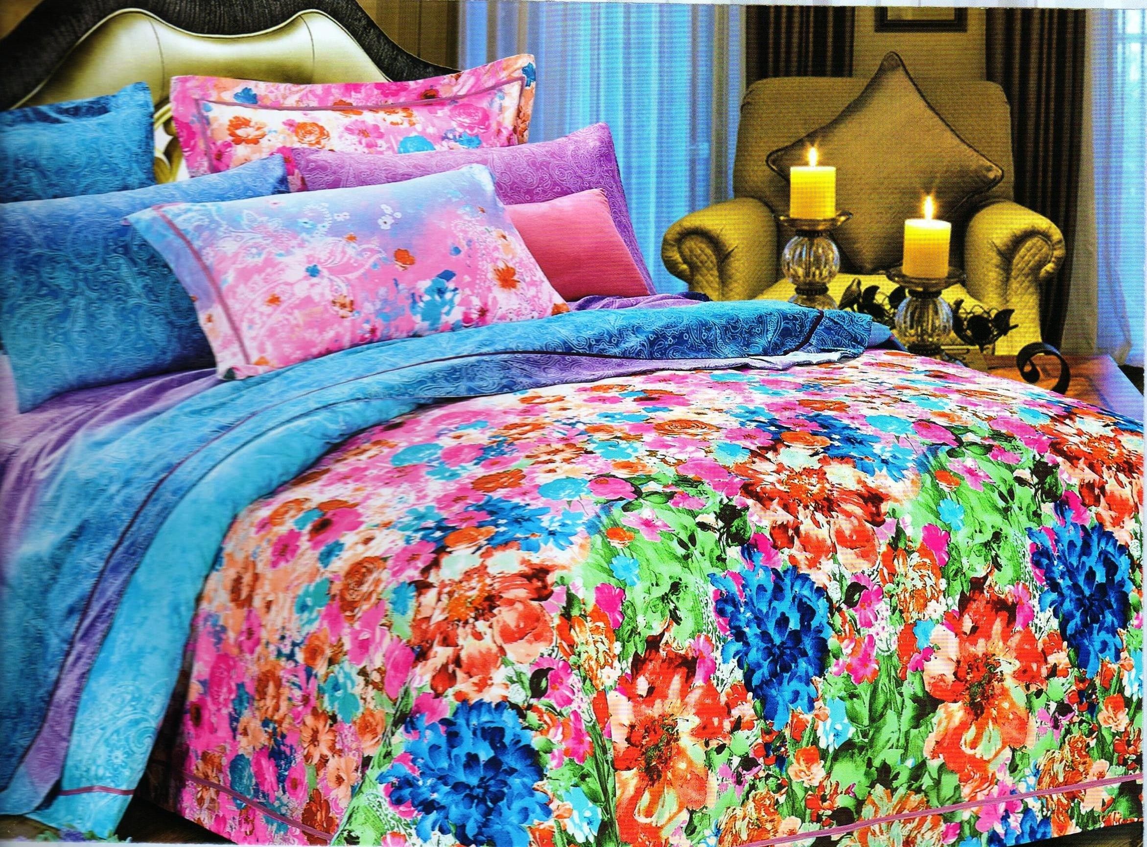61% OFF on KKK Cotton Floral Double Bedsheet