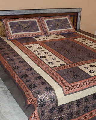 61% OFF on Famacart Cotton Animal Double Bedsheet