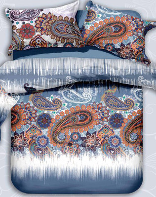 62% OFF on Silver Thread Polycotton King Bedsheet