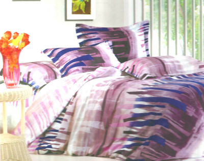 50% OFF on Rosepetal Polycotton Geometric Double Bedsheet