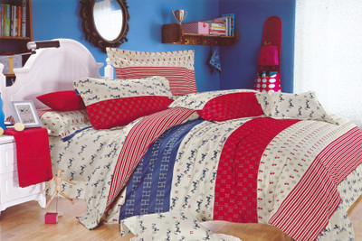 20% OFF on New Castle Cotton Printed Single Bedsheet