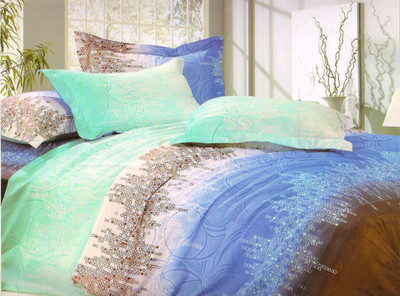 53% OFF on Ellis Cotton Self Design Double Bedsheet