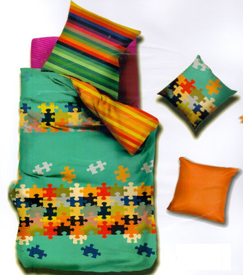 33% OFF on Ross Luxury Living Cotton Abstract Double Bedsheet