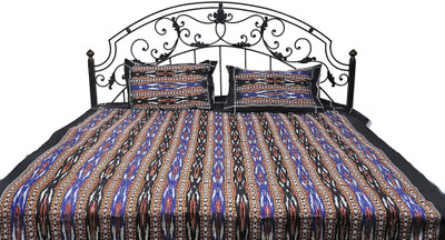16% OFF on Exotic India Cotton Ikat Double Bedsheet Bedsheet, 2 Pillow Covers, Multicolor 16% OFF on Exotic India Cotton Ikat Double Bedsheet Bedsheet, 2 Pillow Covers, Multicolor