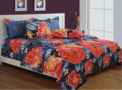 20% OFF on Laurels Polycotton Printed Double Bedsheet