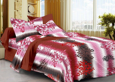 65% OFF on Cenizas Cotton Floral Double Bedsheet 1 Bedsheet, 2 Pillow Covers, Pink 65% OFF on Cenizas Cotton Floral Double Bedsheet 1 Bedsheet, 2 Pillow Covers, Pink