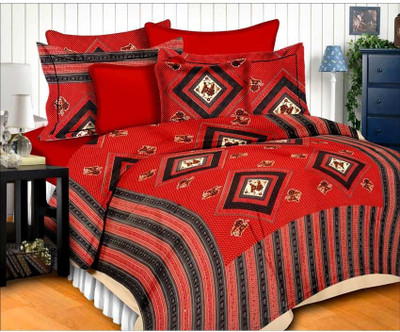 60% OFF on Perfect Cotton Printed Double Bedsheet