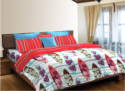 50% OFF on Home Expression USA Cotton Printed Single Bedsheet 1 Pillow Cover, 1 Bedsheet, Multicolor 50% OFF on Home Expression USA Cotton Printed Single Bedsheet 1 Pillow Cover, 1 Bedsheet, Multicolor