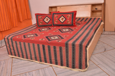 60% OFF on Flexi Cotton Printed Double Bedsheet