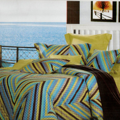 25% OFF on Aapno Rajasthan Cotton Checkered Double Bedsheet 1 Bedsheet, 1 Pillow Cover, Multicolor