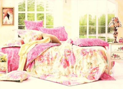 52% OFF on Dexim Cotton Floral Double Bedsheet