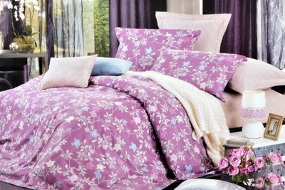 48% OFF on Valtellina Cotton Abstract Double Bedsheet