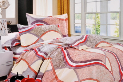 74% OFF on Valtellina Polyester Abstract Double Bedsheet