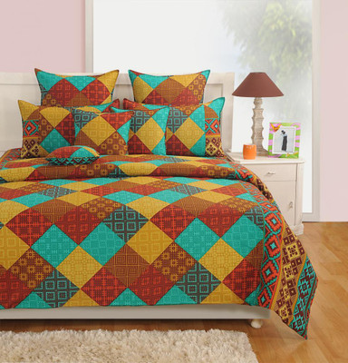 25% OFF on Swayam Cotton Printed Double Bedsheet