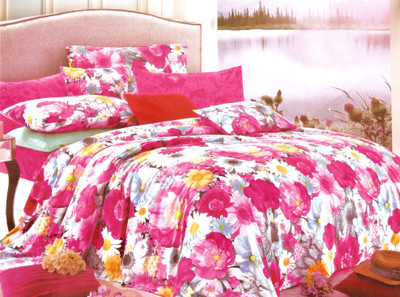 46% OFF on Breeza Polycotton Floral Double Bedsheet