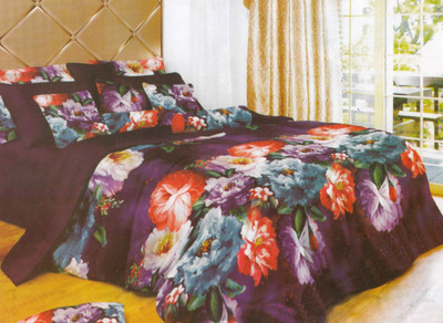64% OFF on Homefab India Polycotton Floral Double Bedsheet 1 Bedsheet, 2 Pillow Covers, Multicolor