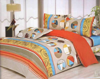 29% OFF on Skilin Polycotton Printed Single Bedsheet