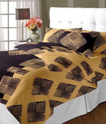 19% OFF on Blush Cotton Printed Double King Bedsheet