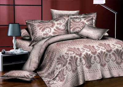 33% OFF on Fabhomes Polycotton Floral Double Bedsheet 1 Bedsheet, 2 Pillow Cover, Multicolor