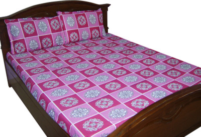 39% OFF on Looms of India Cotton Double Bedsheet 1 Bedsheet, 2 Pillow Covers, Pink 39% OFF on Looms of India Cotton Double Bedsheet 1 Bedsheet, 2 Pillow Covers, Pink