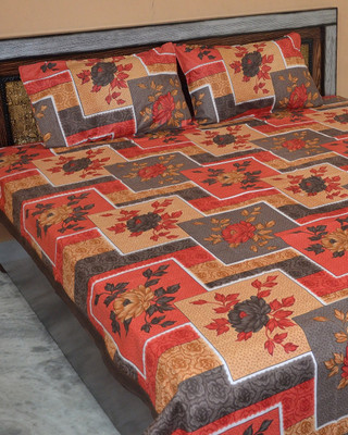 41% OFF on Famacart Cotton Printed Double Bedsheet