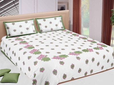 50% OFF on Jaipur Printex Cotton Floral Double Bedsheet 50% OFF on Jaipur Printex Cotton Floral Double Bedsheet