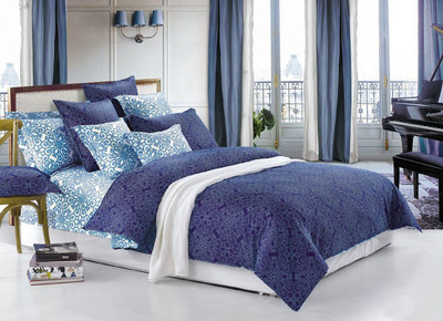 Boston Cotton Printed Double Bedsheet