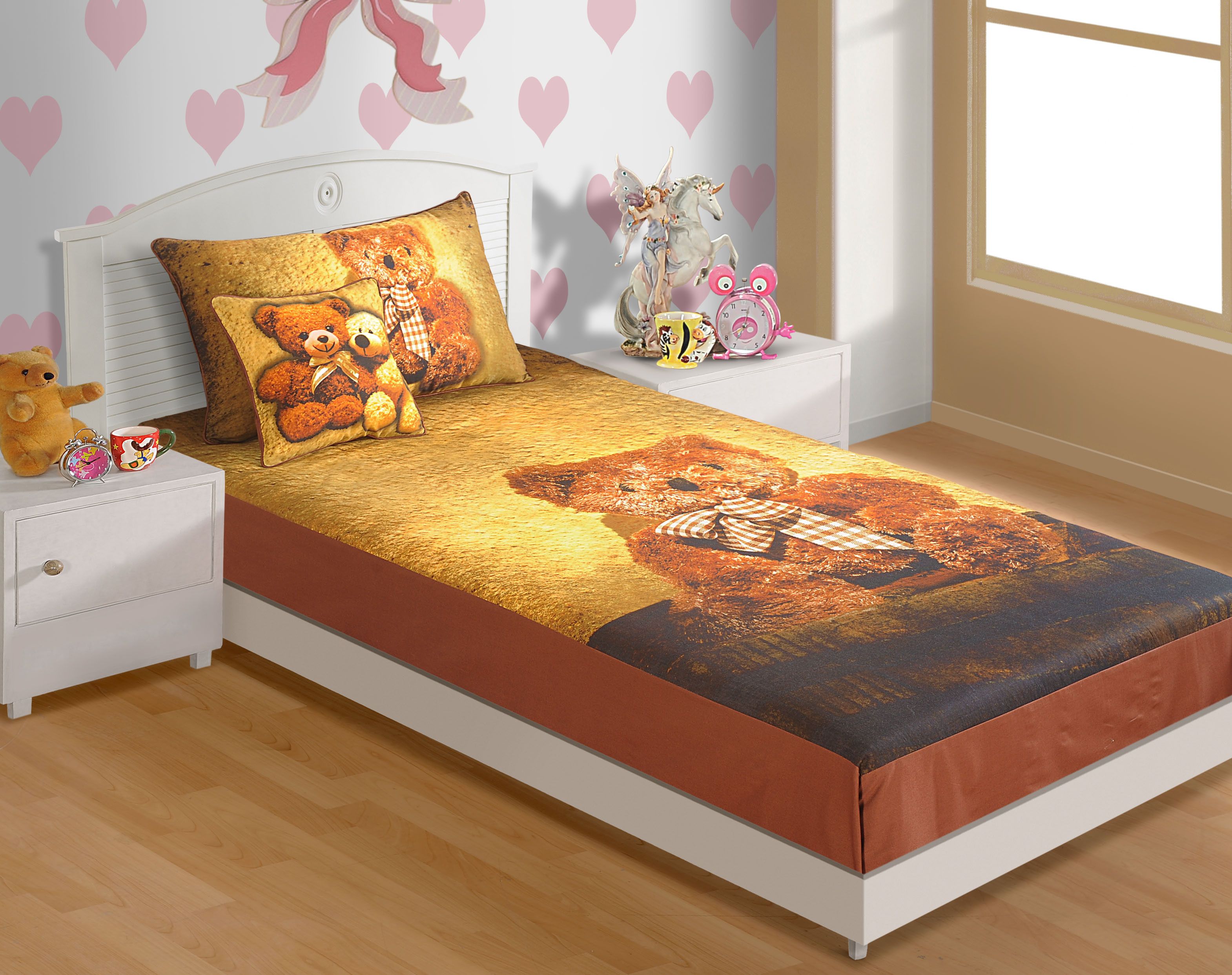 20% OFF on Swayam Cotton Printed Single Bedsheet