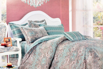 50% OFF on Valtellina Cotton Printed Double Bedsheet