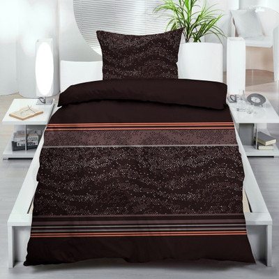 61% OFF on Aalidhra Polyester Silk Blend Printed Single Bedsheet Single Bedsheet, 1 Pillow Cover, Black