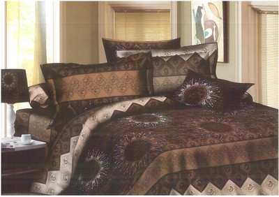 28% OFF on Ross Luxury Living Polyester Graphic Single Bedsheet