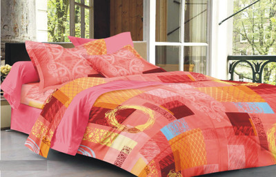 39% OFF on Swapnil Cotton Graphic Double Bedsheet