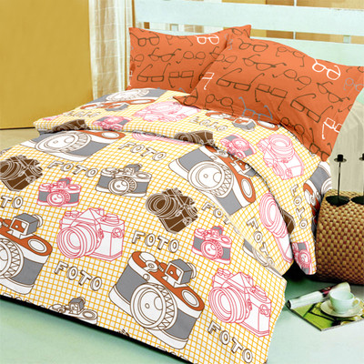 15% OFF on Raymond Cotton Printed Double Bedsheet 1Double Bedsheet, 2 Pillow Cover, Multicolor