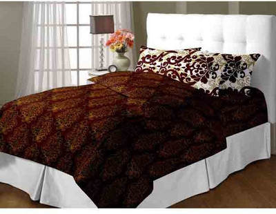 20% OFF on Blush Cotton Printed Double Bedsheet