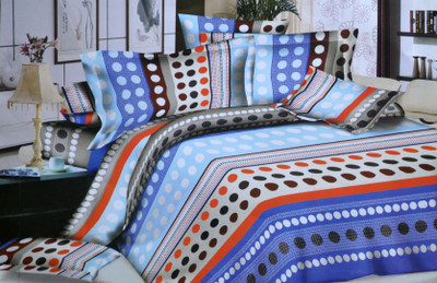 61% OFF on Onze Polycotton Printed Queen sized Double Bedsheet