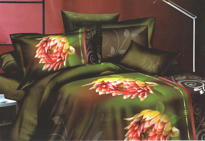 46% OFF on Retro Pool Polycotton Floral Double Bedsheet