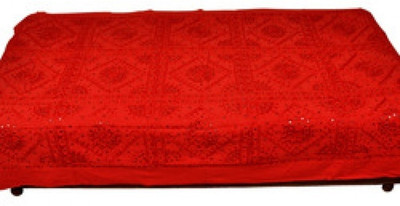 34% OFF on Shoppingtara Cotton Embroidered Single Fitted Bedsheet