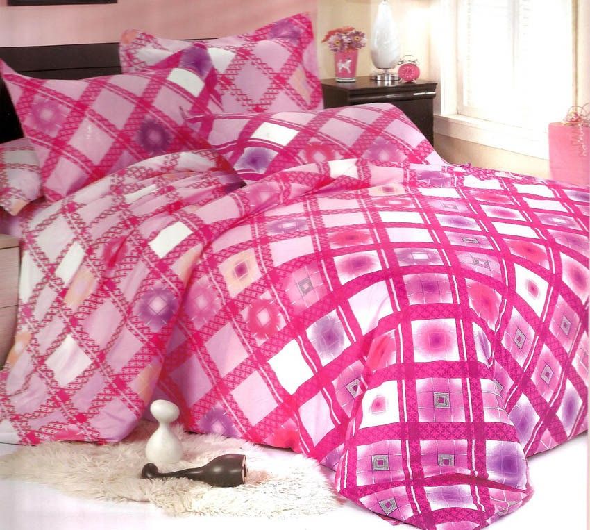 56% OFF on Reliable Polycotton Checkered Double Bedsheet
