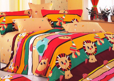 53% OFF on Wrap Cotton Printed Single Bedsheet