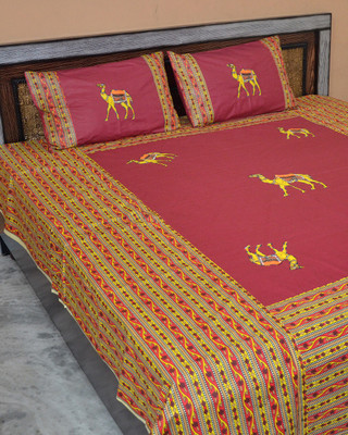 64% OFF on Famacart Cotton Animal Double King Bedsheet