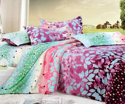 36% OFF on Phm Polycotton Floral Double Bedsheet