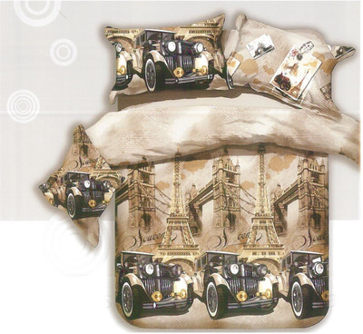 37% OFF on Ross Luxury Living Cotton Striped Double Bedsheet