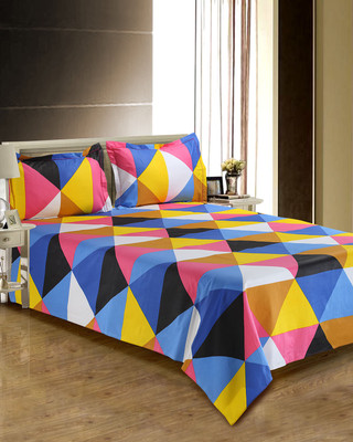 36% OFF on Anubhutee Cotton Printed Double Bedsheet