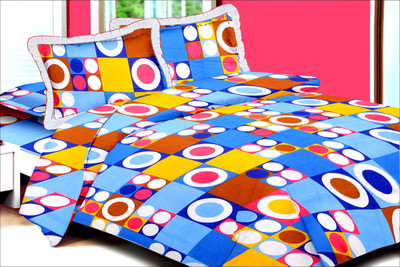 55% OFF on Fashigo Cotton Abstract Double Bedsheet 1 Double Bedsheet, 2 Pillow Covers, Multicolor 55% OFF on Fashigo Cotton Abstract Double Bedsheet 1 Double Bedsheet, 2 Pillow Covers, Multicolor