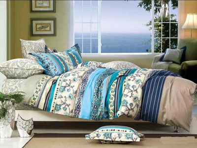 26% OFF on Zigma collections Cotton Printed King Bedsheet