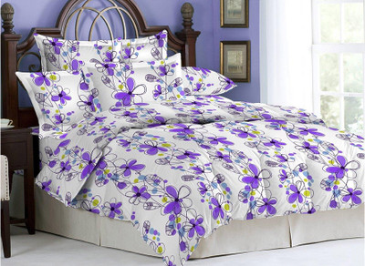 10% OFF on Bombay Dyeing Cotton Printed Double Bedsheet 1 Bedsheet, 2 Pillow Covers