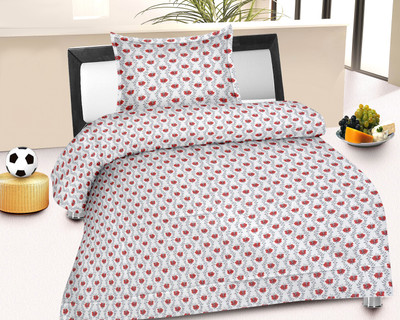 Caps Cotton Floral Single Bedsheet