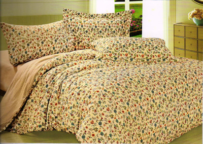 64% OFF on KKK Cotton Printed Double Bedsheet