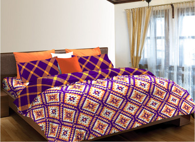 20% OFF on Stellar Home USA Cotton Printed Double Bedsheet